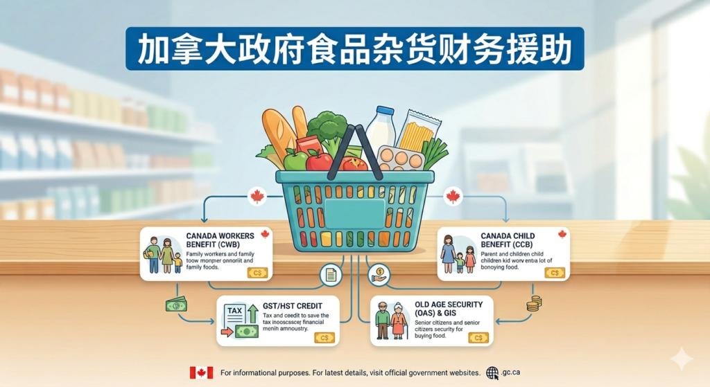 加拿大6月食品补贴发放|最高533元无需申请(2026)
