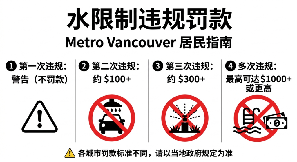 大温三级限水罚款说明｜违规最高可达1000元以上2026