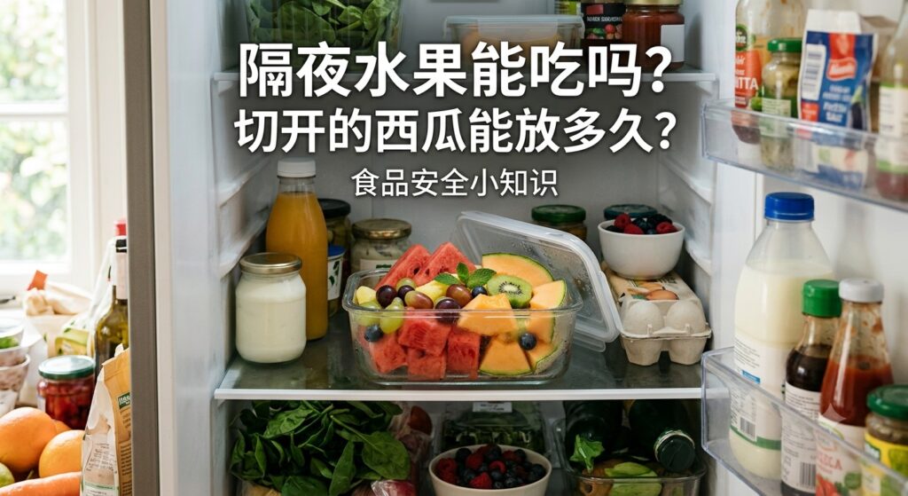 隔夜水果可以吃吗|切开西瓜保存与食品安全指南