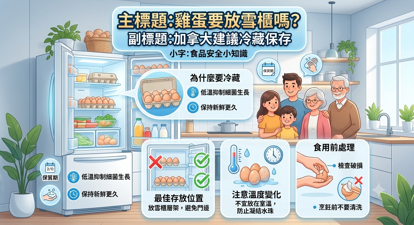 雞蛋需要放雪櫃嗎？原來不同國家的做法不一樣