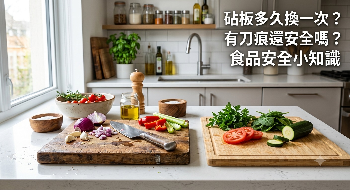 砧板用多久要更換？有刀痕還安全嗎？