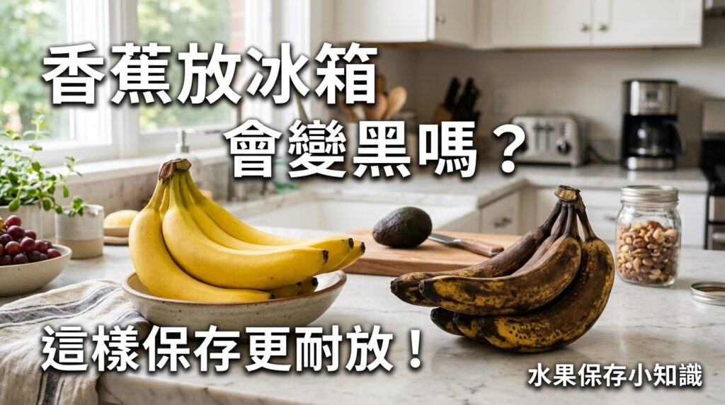 香蕉放冰箱会变黑吗|香蕉保存方法与延长保鲜技巧指南