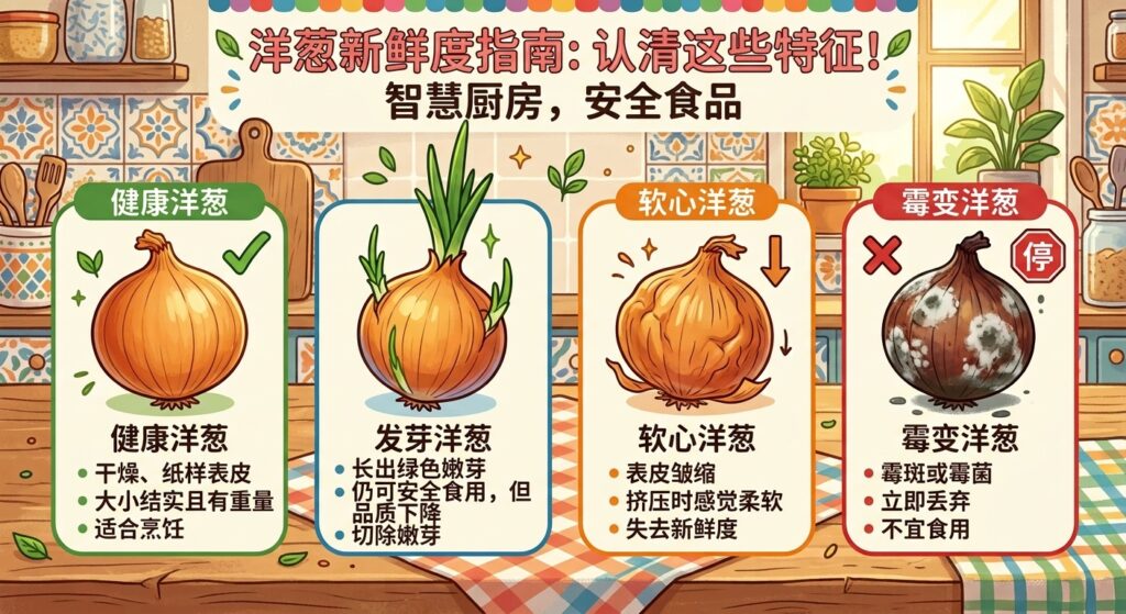 洋葱发芽了还能吃吗｜发芽洋葱与食品安全指南