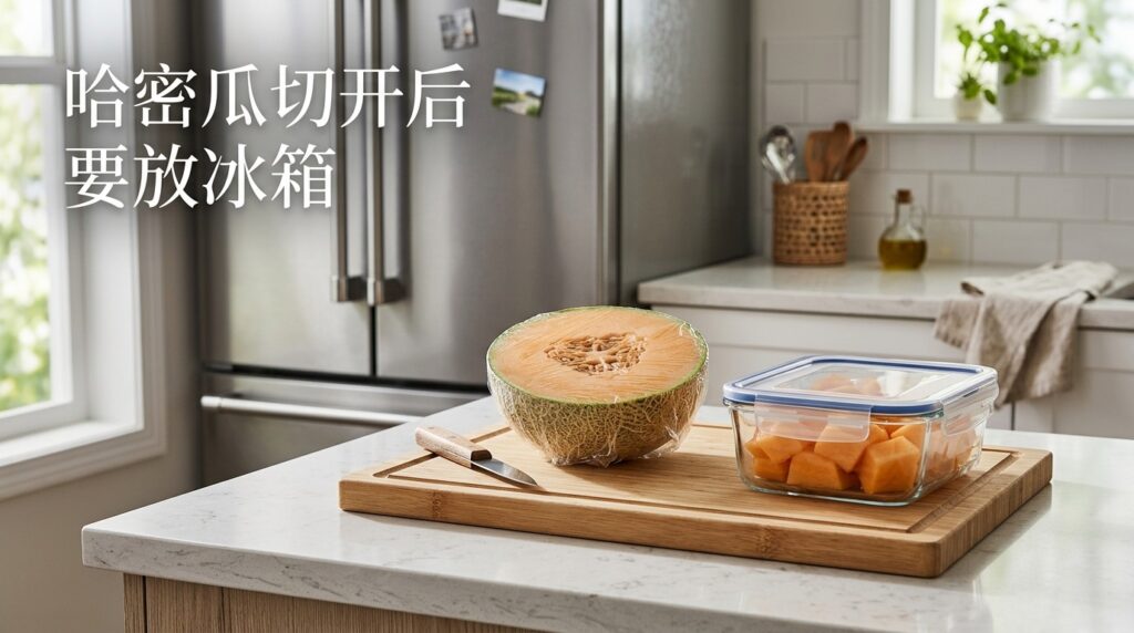 哈密瓜切开后要放冰箱吗|哈密瓜保存与冷藏技巧指南