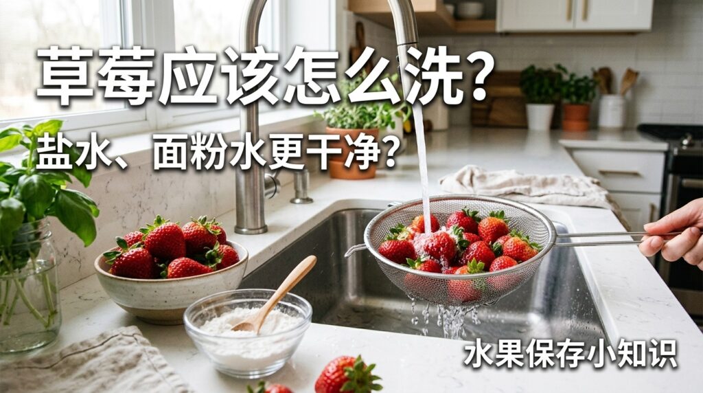 草莓应该怎么洗|草莓清洗与保存技巧指南