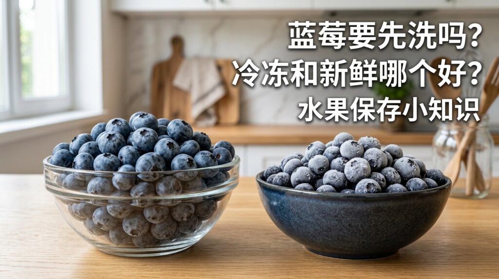 蓝莓需要洗了再保存吗|蓝莓保存与冷冻技巧指南