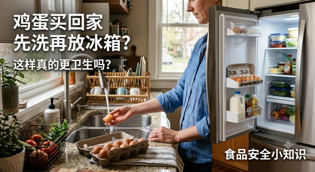 鸡蛋洗过再放冰箱比较干净吗|鸡蛋保存与食品安全指南
``