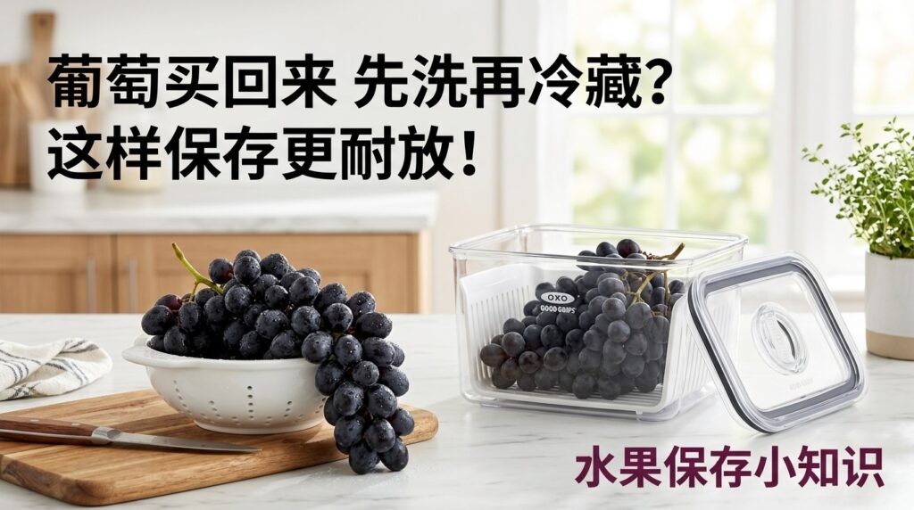 葡萄需要洗了再放冰箱吗｜葡萄保存与保鲜技巧指南