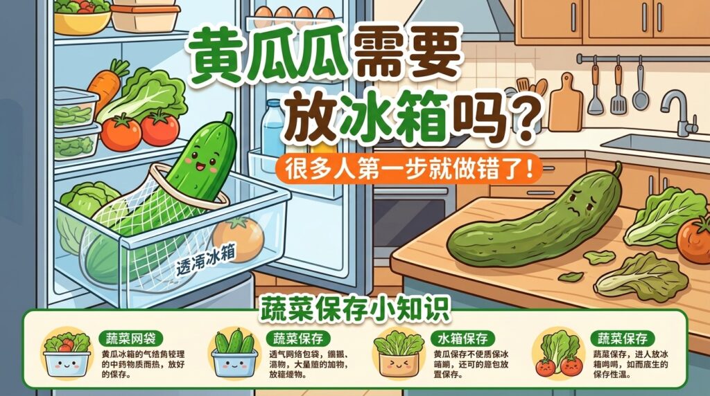 黄瓜需要放冰箱吗|黄瓜保存与冷藏技巧指南