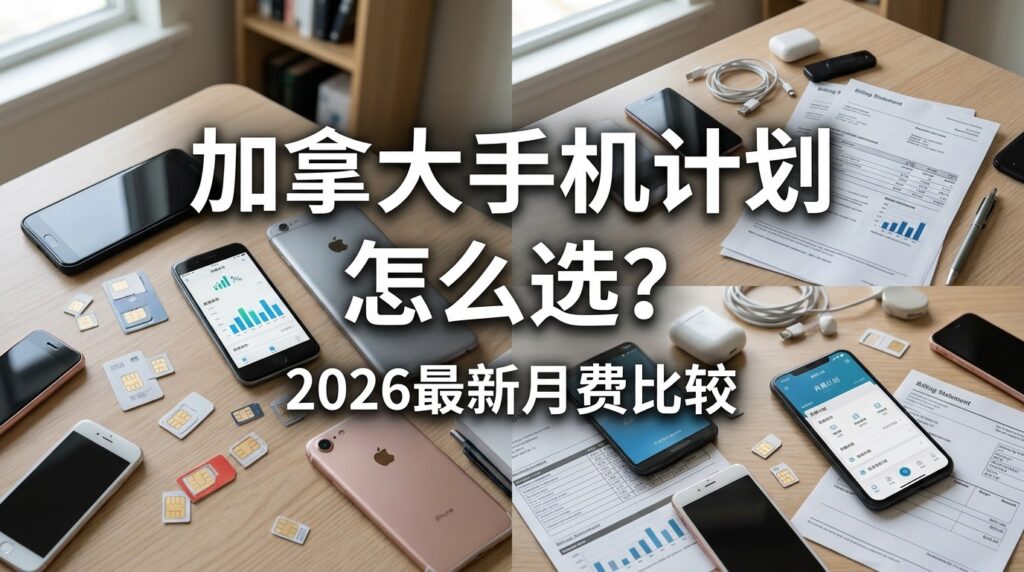 加拿大手机计划比较与新移民选台攻略