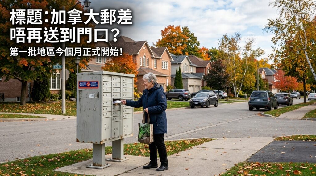 Canada Post逐步取消上门派信服务,居民前往社区邮箱领取邮件